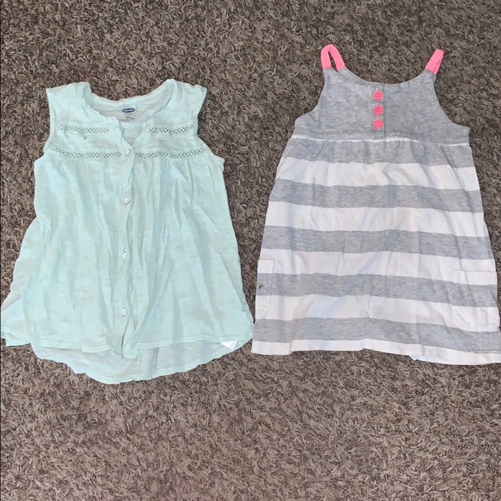 Girls size 5 tank tops